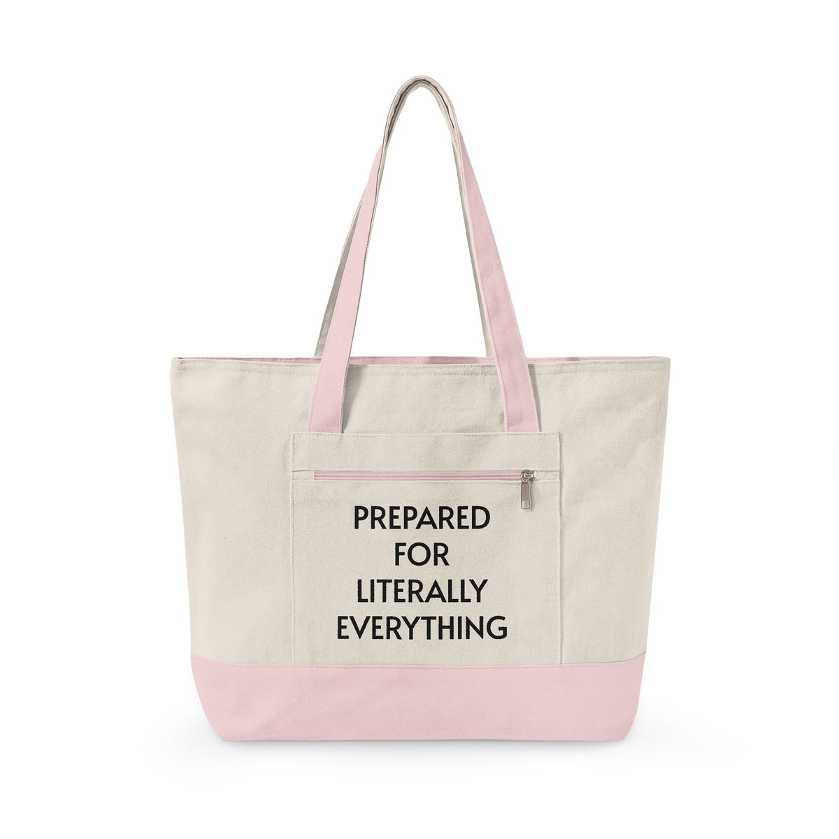 Type A Canvas Tote Bag | Personalized "Prepared for Literally Everything" Everyday Carry Bag