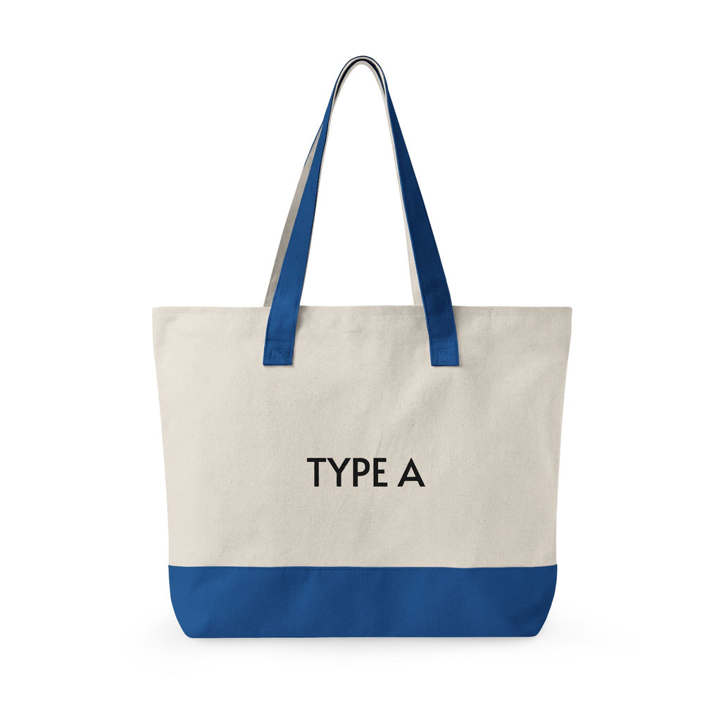 Type A Canvas Tote Bag | Personalized "Prepared for Literally Everything" Everyday Carry Bag