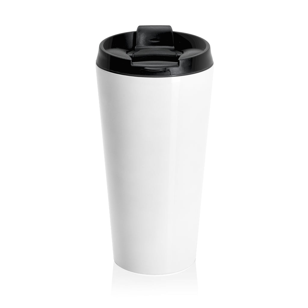 Travel Mug — Custom Script Design Stainless Steel Tumbler
