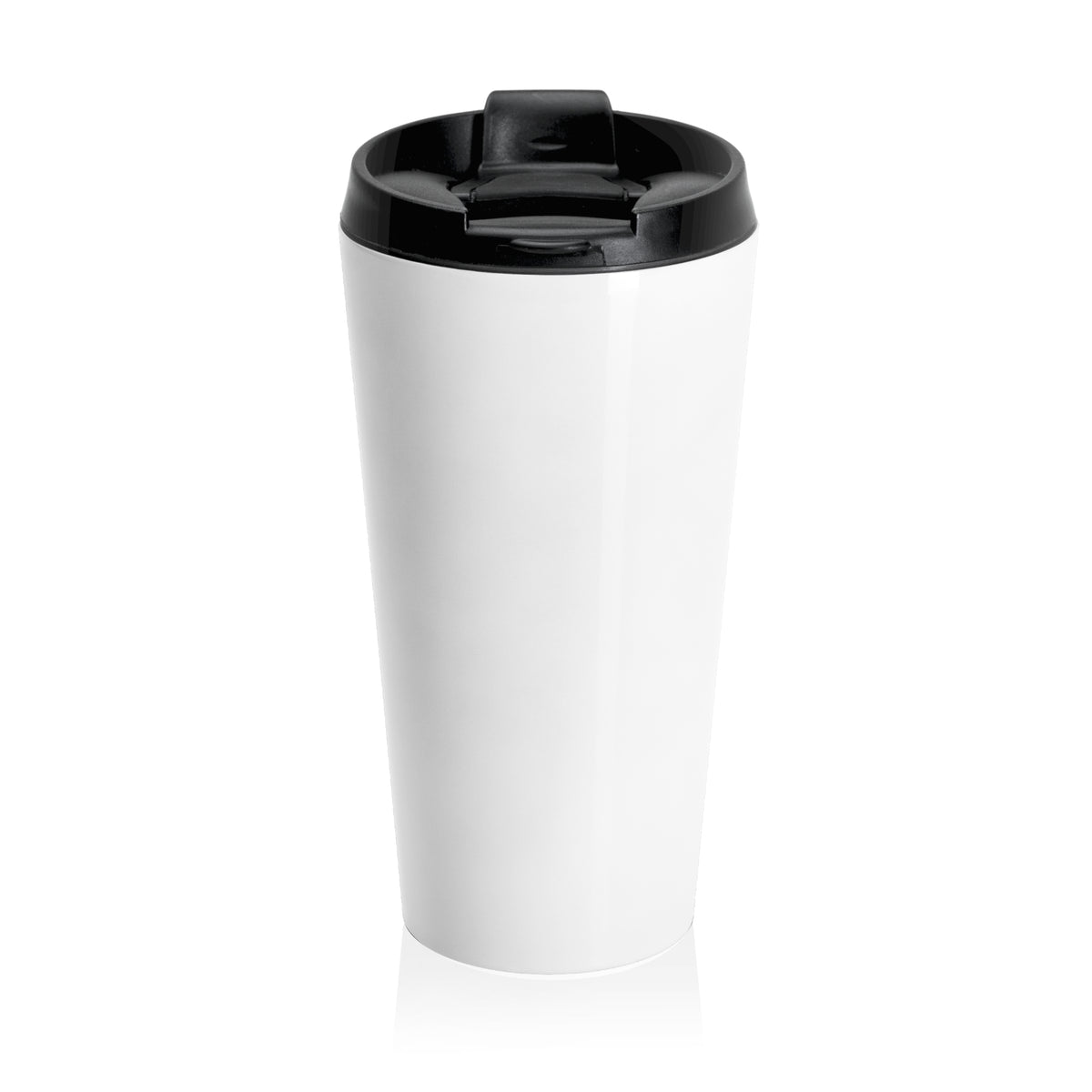 Travel Mug — Custom Script Design Stainless Steel Tumbler