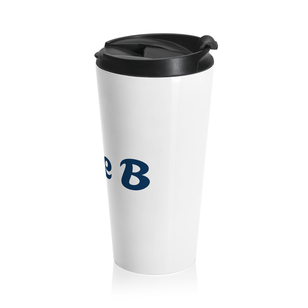 Travel Mug — Custom Script Design Stainless Steel Tumbler